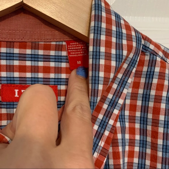BUNDLE of 3 IZOD Button Down Collared Shirts Size M great Condition - Picture 5 of 14